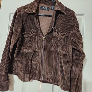 Rue21 Brown Corduroy Utility Jacket